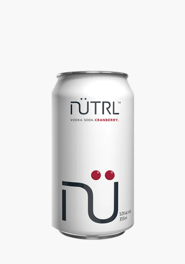 Nutrl Vodka Soda Cranberry - 6 x 355ML