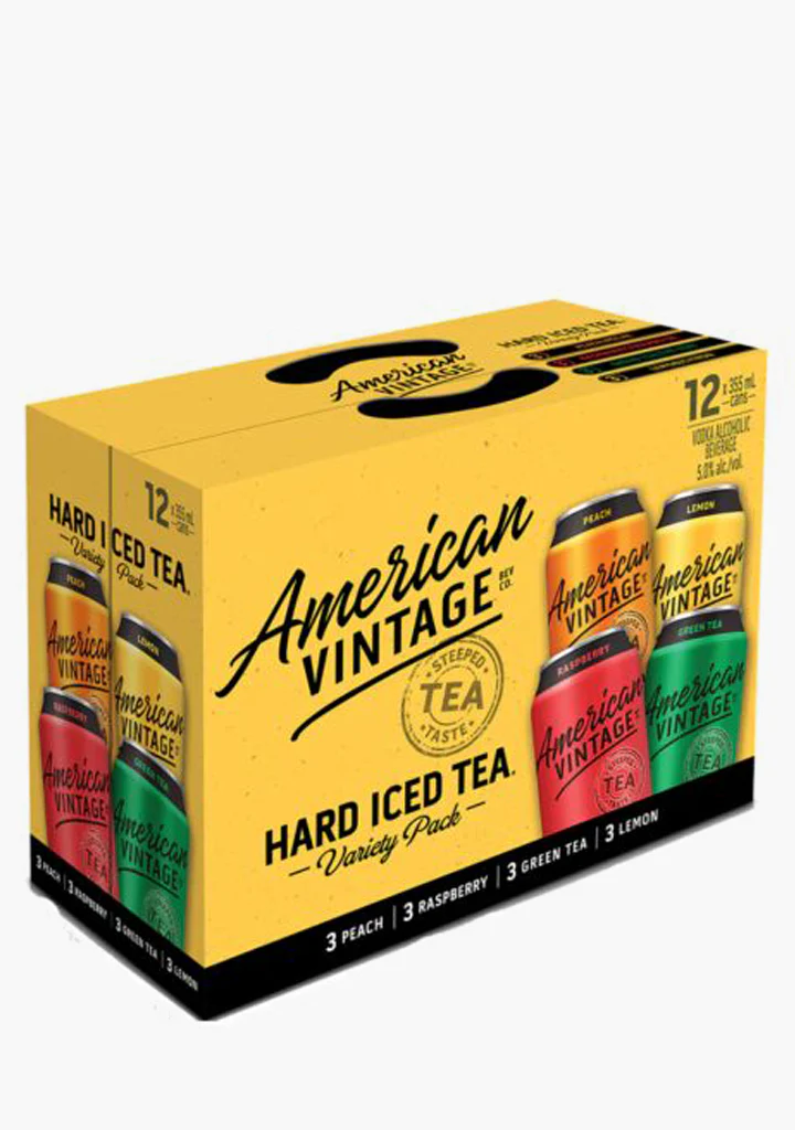 American Vintage Hard Iced Tea Variety Pack - 12x355mL