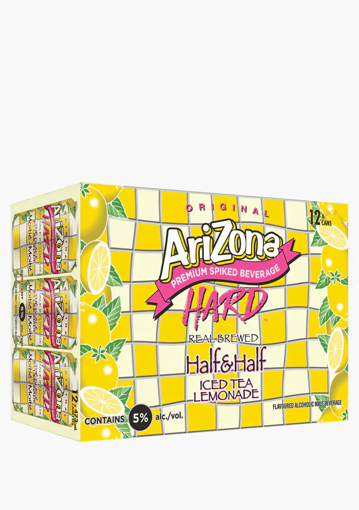 AriZona Half & Half Hard Iced Tea - 12x355ML
