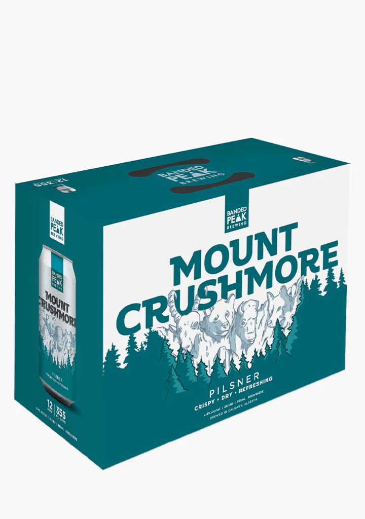Banded Peak 'Mount Crushmore' Pilsner - 12x355ML