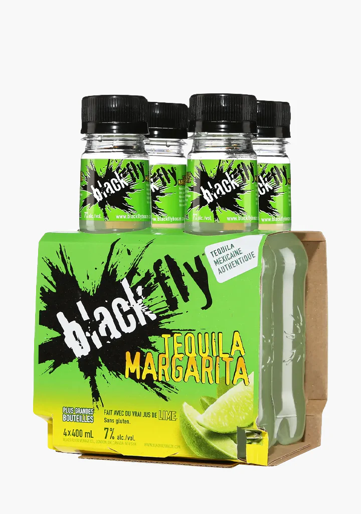 Black Fly Tequila Margarita - 4x400ML