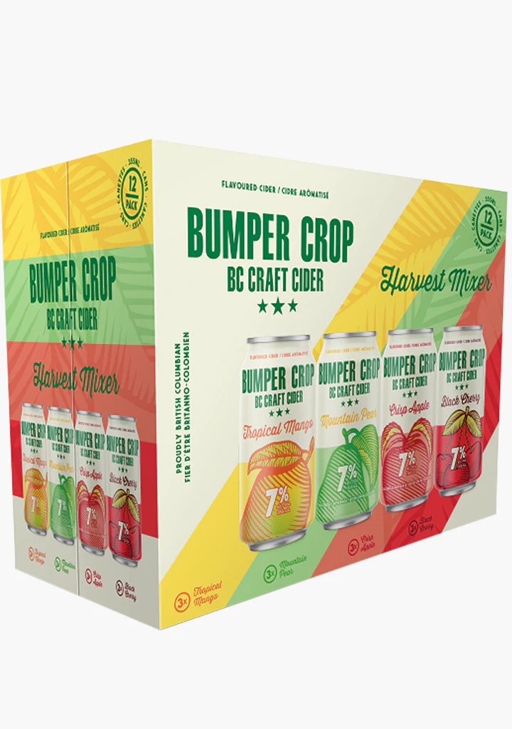 Bumper Crop Apple Cider Harvest Mixer - 12x355ML
