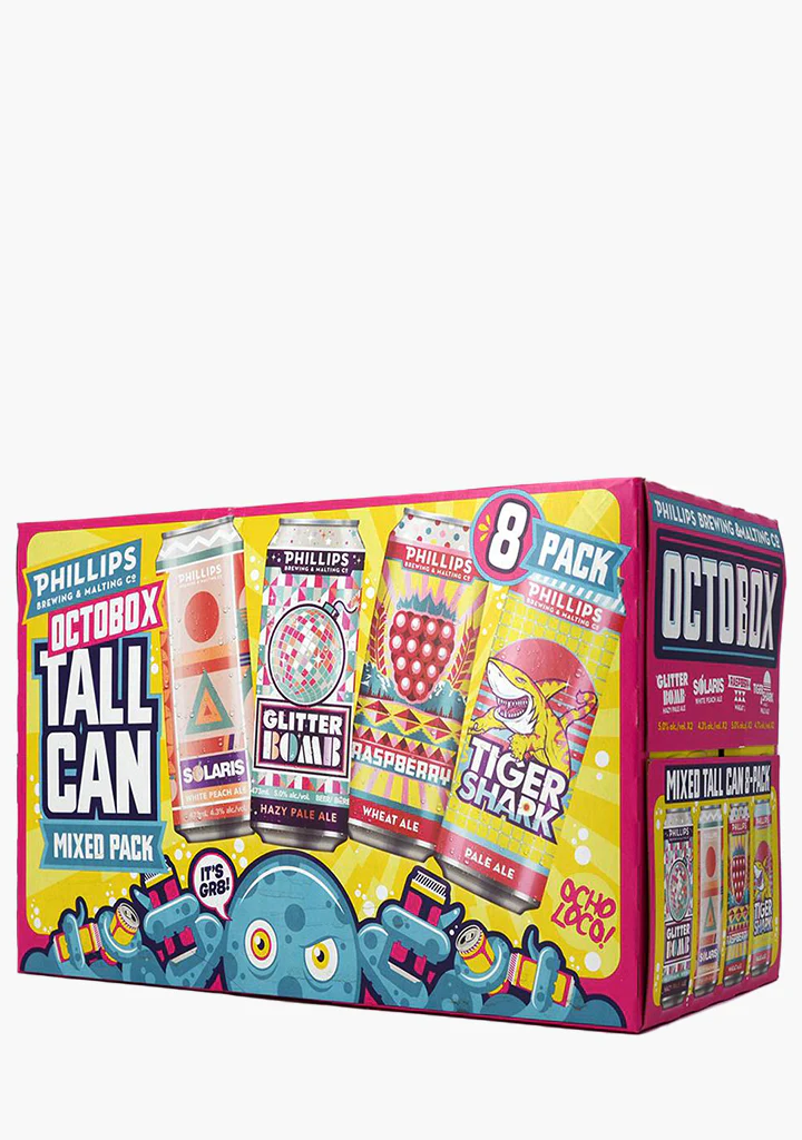 Phillips Brewing 'Octobox' Mixed Pack - 8 x 473ML