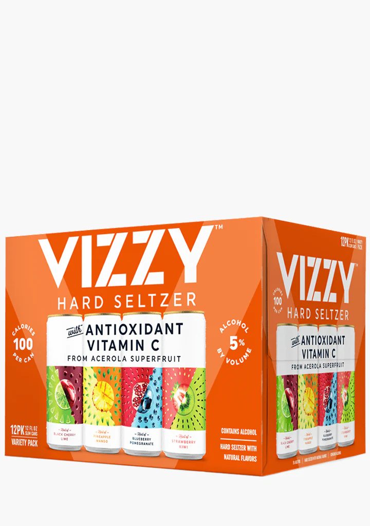 Vizzy Hard Seltzer Variety Pack - 12x355ML