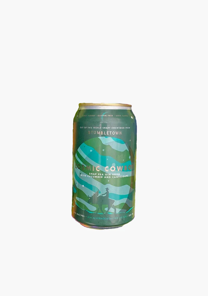 Cosmic Cowboy Snap Pea Gin Cucumber - 4x355ML