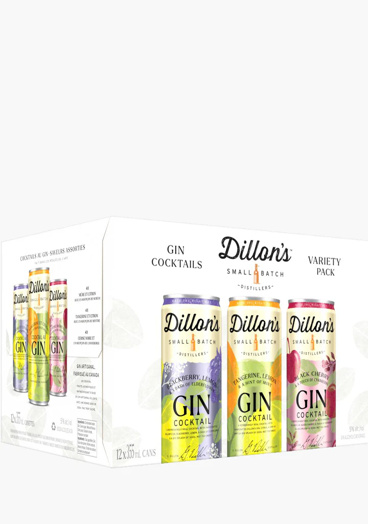 Dillon's Gin Cocktail Variety Pack - 12x355ML