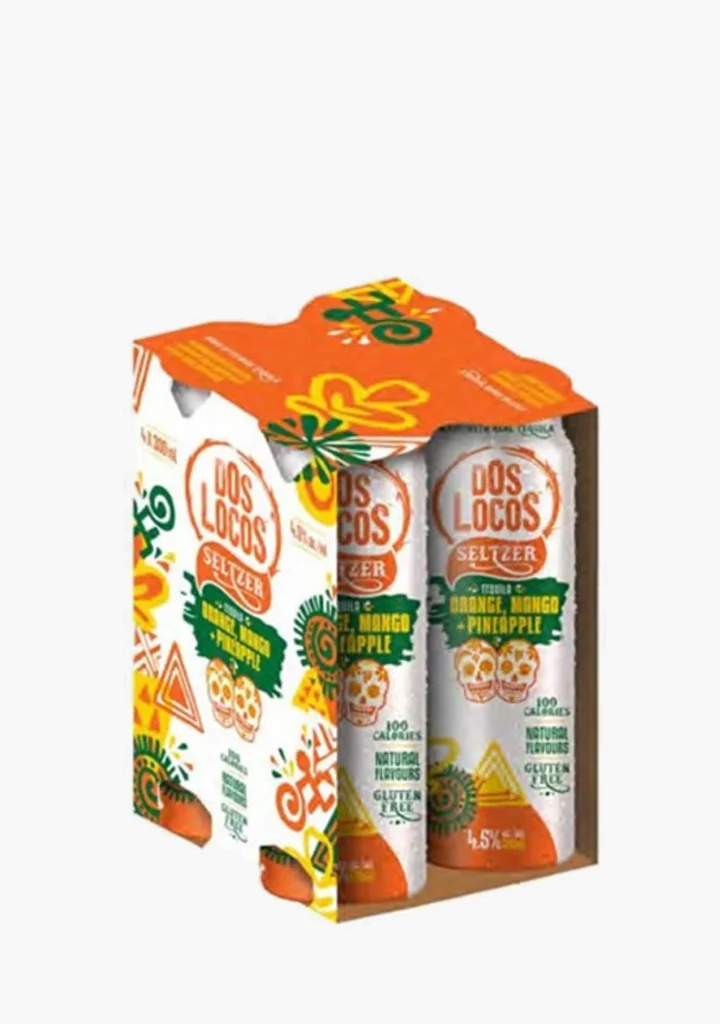 Dos Locos Orange Mango Pineapple - 4x300ML