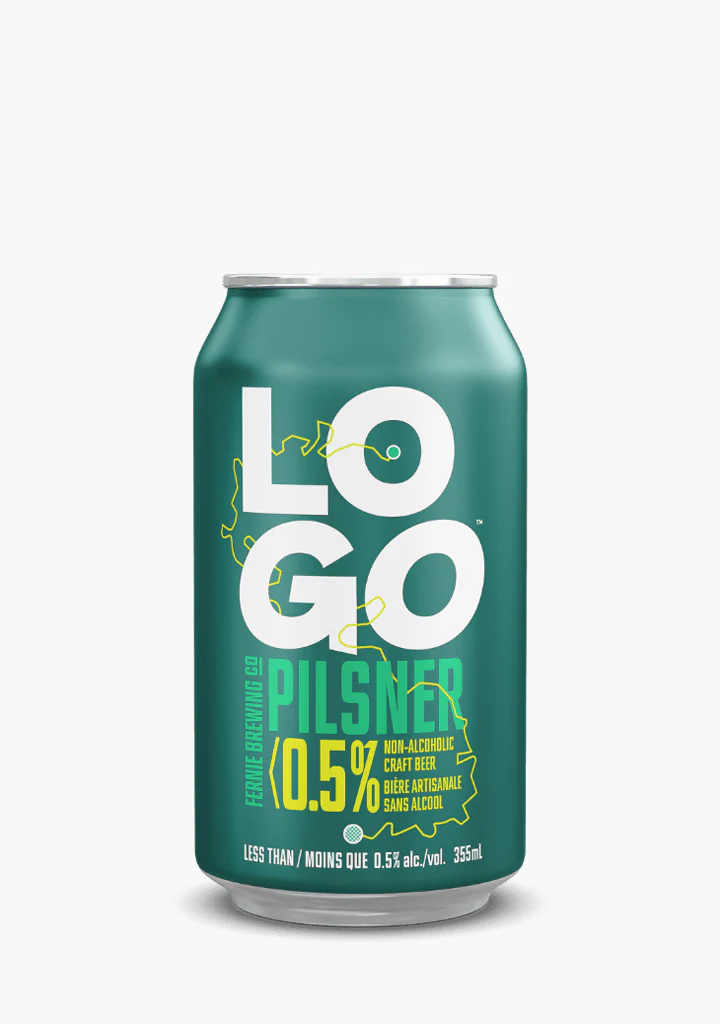 Fernie Logo Non-Alcoholic Pilsner - 6x355mL - Image 2
