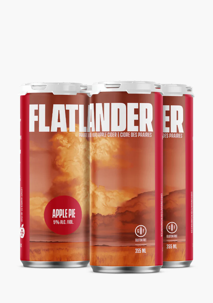 Flatlander Apple Pie Cider - 4x355ML