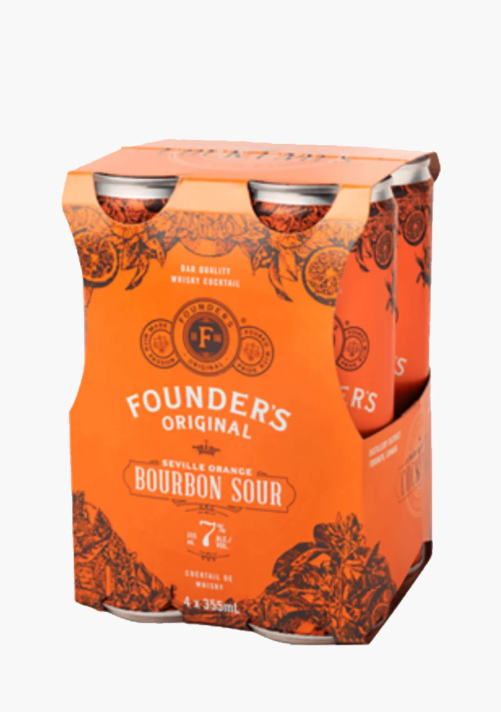 Founder's Original Bourbon Sour - 4x355ML