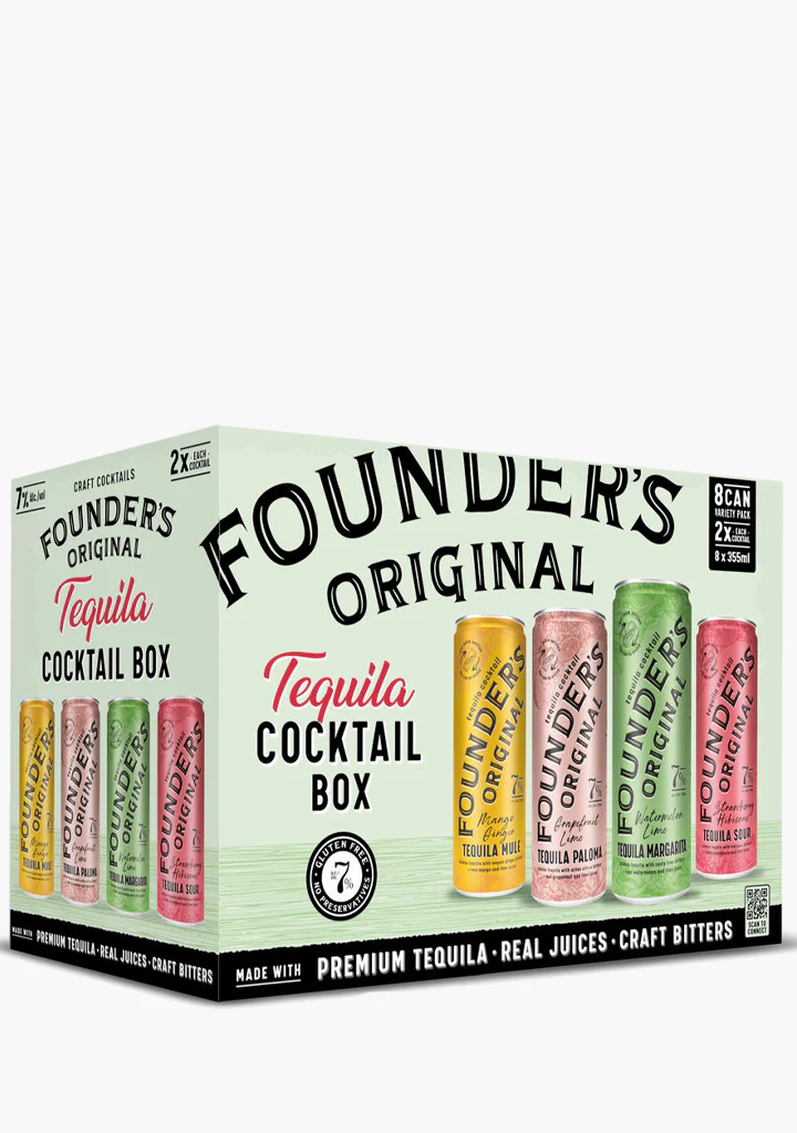 Founder's Original Tequila Cocktail - 8x355ML