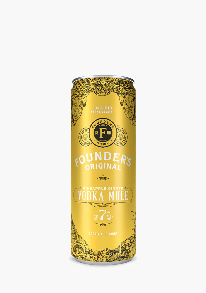 Founder's Original Pineapple Vodka Mule - 4x355ML