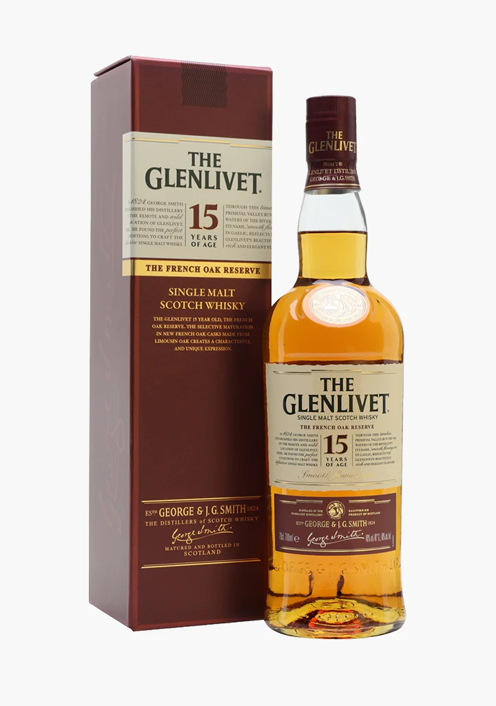 Glenlivet French Oak 15 Year Old Single Malt Scotch Whisky