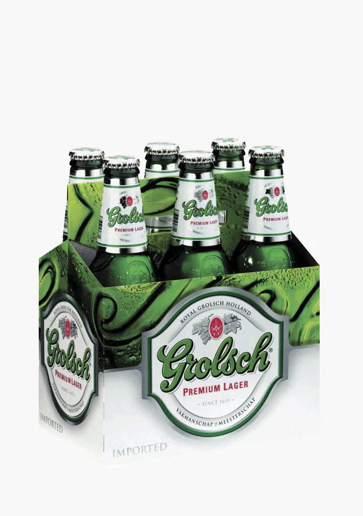 Grolsch Premium Lager Bottles - 6x330ML