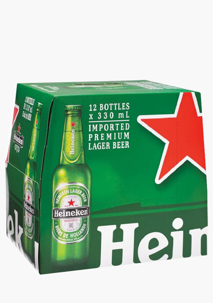 Heineken Bottles - 12x330mL