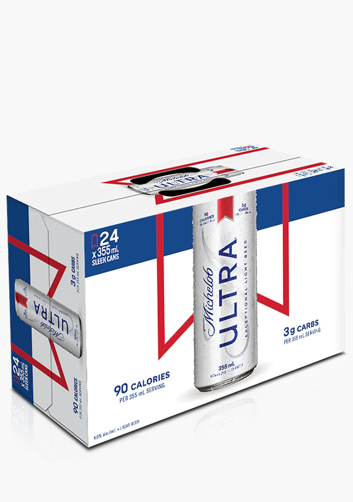 Michelob Ultra Slim Cans - 24x355mL
