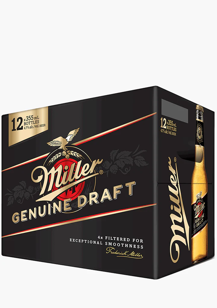Miller Genuine Draft - 12x355ML