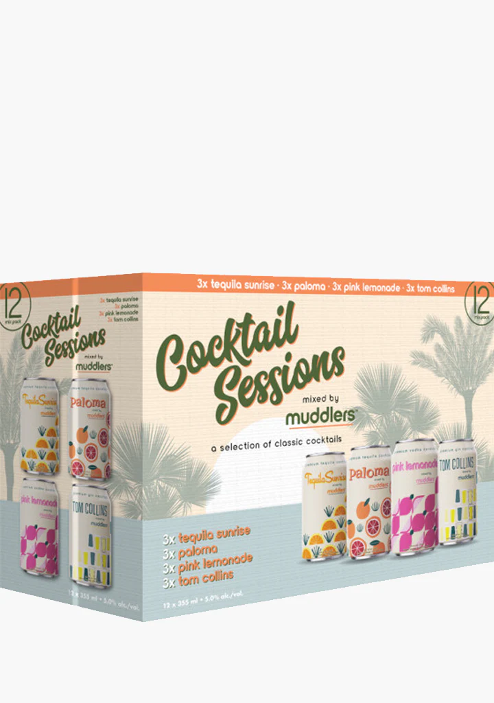 Muddlers 'Cocktail Sessions' Mix Pack - 12x355ML