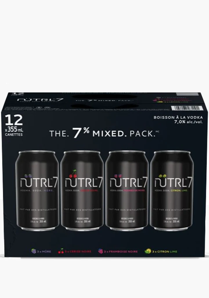 NÜTRL 7 Vodka Soda Mixed Pack - 12x355mL