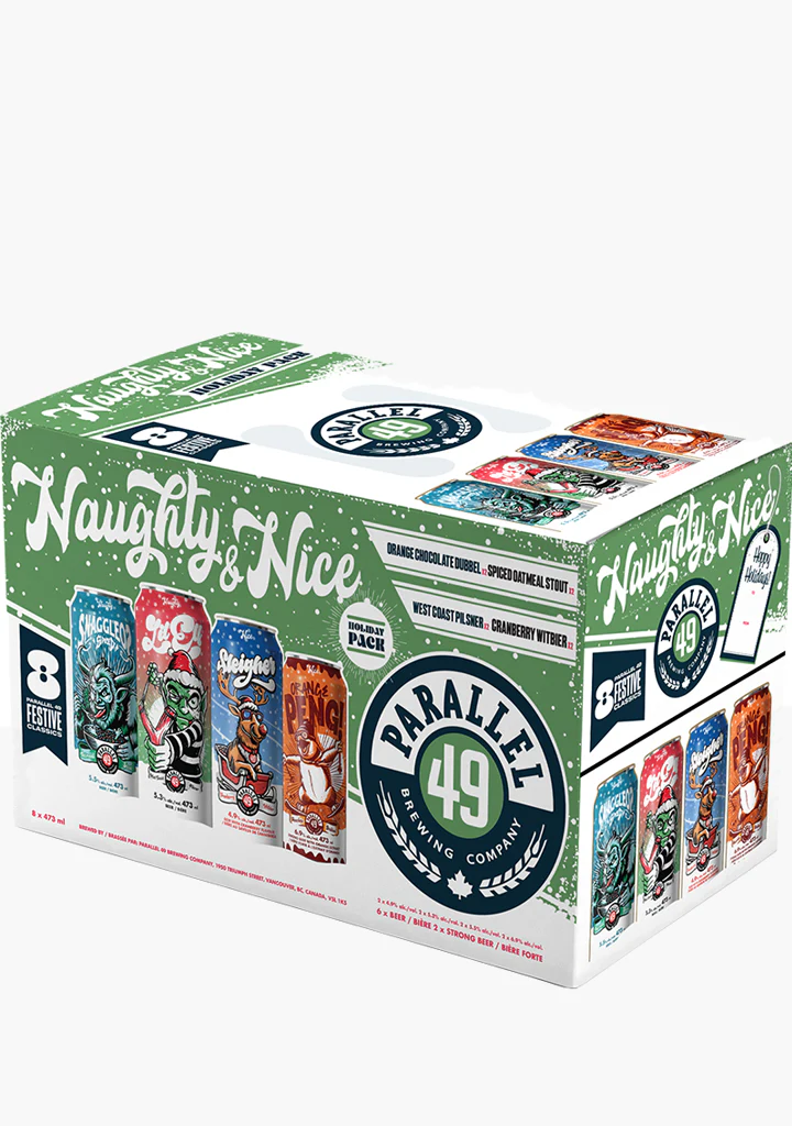 Parallel 49 'Naughty and Nice' Holiday Pack - 8x473ML