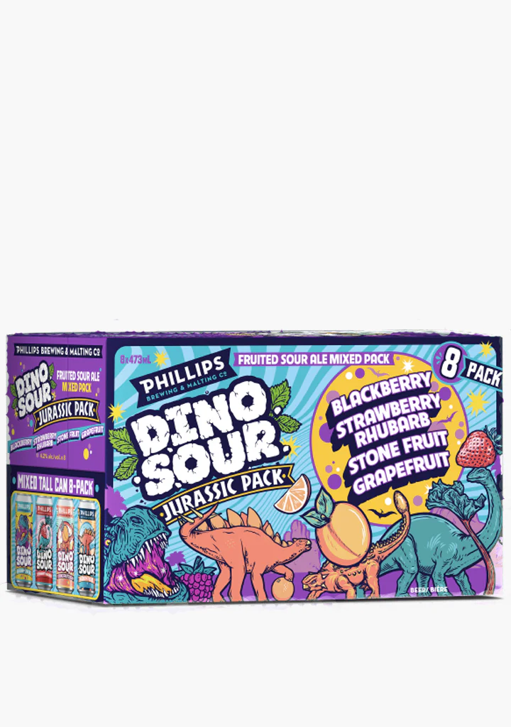 Phillips 'DinoSour' Jurassic Pack - 8x473mL