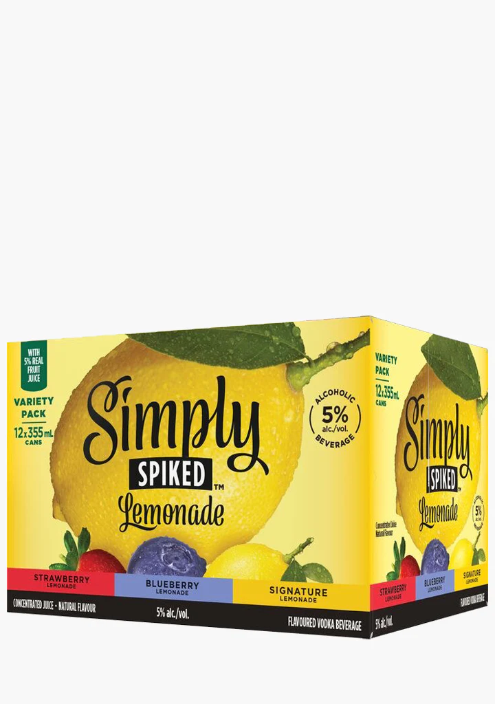 Simply Spiked Lemonade Mixer - 12x355mL