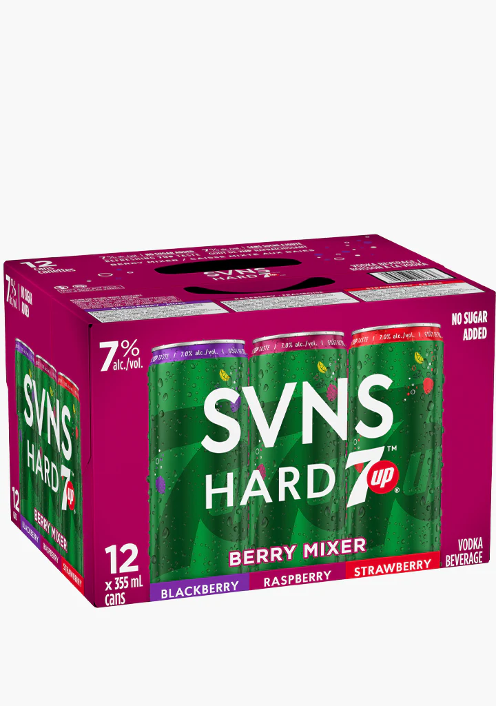 SVNS Hard 7up Berry Mixer Pack - 12x355mL - Image 2