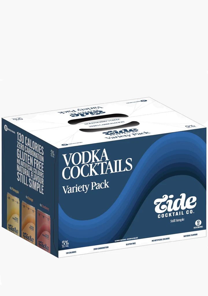 Tide Vodka Cocktail Variety Pack - 12x355ML