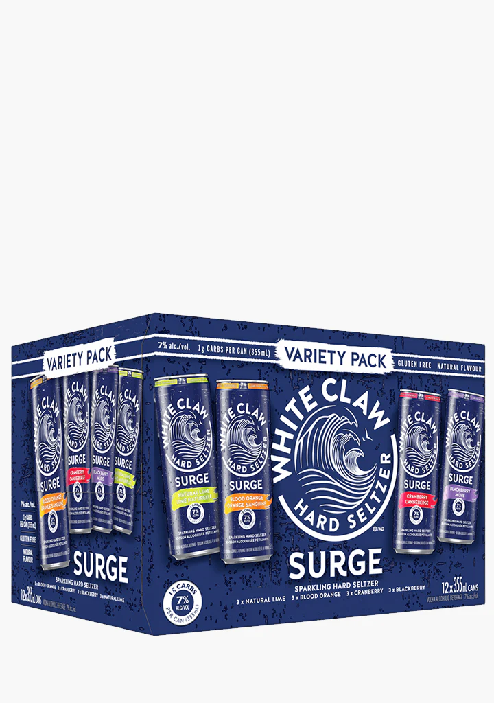 White Claw Surge Variety Pack - 12x355ML